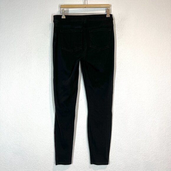 Spanx Jean Pants Leggings Black Ankle Pull On Medium - Picture 6 of 13